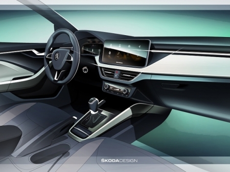SKODA SCALA: новая концепция интерьера